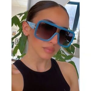 Carrera Blue Oversized Sunglasses
